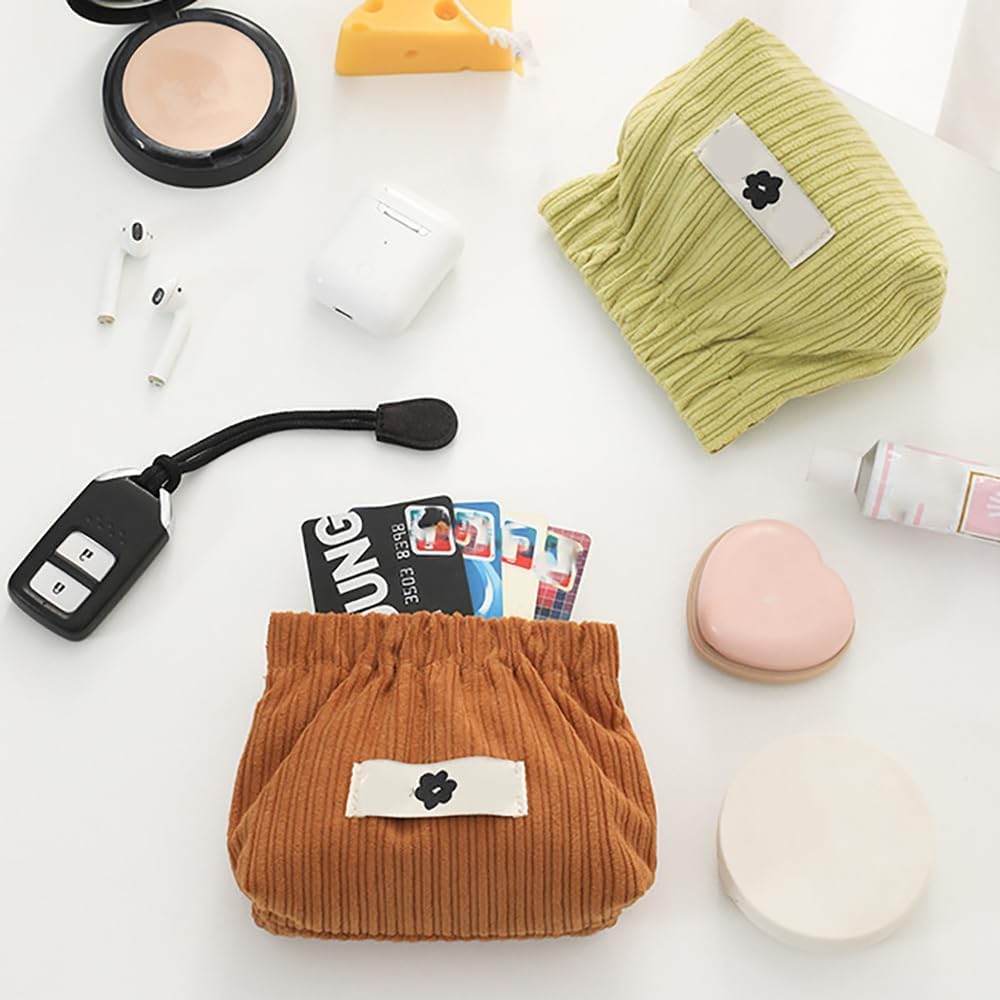 Corduroy Elastic Storage Bag