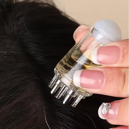 Hair Oil Applicator for Scalp Massager