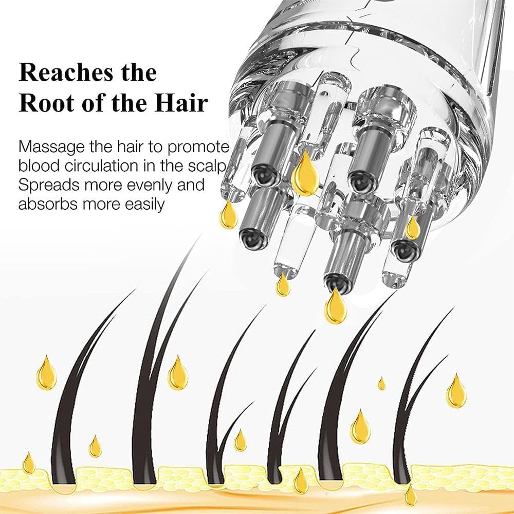 Hair Oil Applicator for Scalp Massager