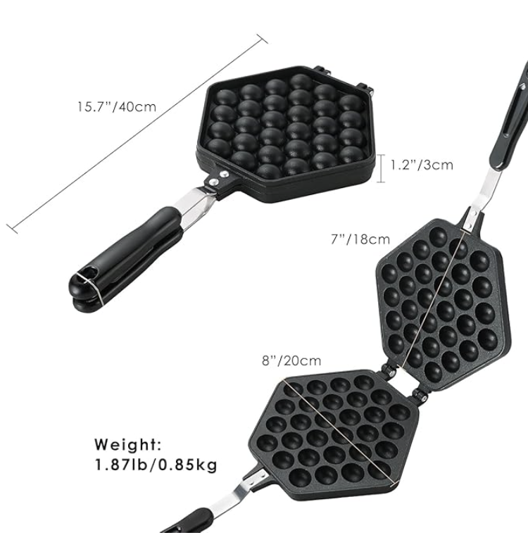 Bubble Waffle Maker Pan