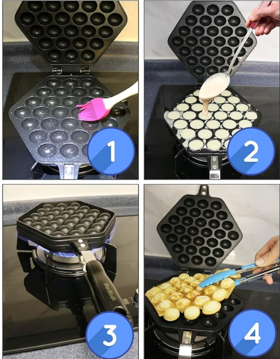 Bubble Waffle Maker Pan