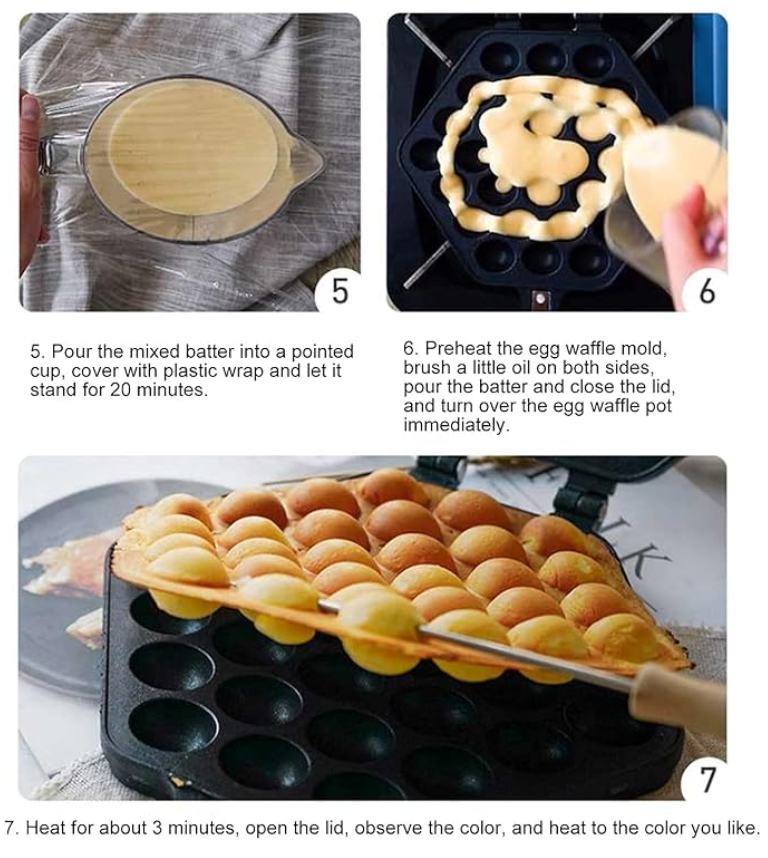 Bubble Waffle Maker Pan